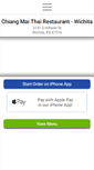 Mobile Screenshot of chiangmaithaiwichita.com